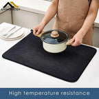Dish Drying Mat, Microfiber Ultra-Absorbent Kitchen Counter Mat, Ideal Dish - Image 6