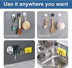 2Pcs Sponge Holder for Kitchen Sink, Strong Adhesive Sponge Holder for Sink - Image 5