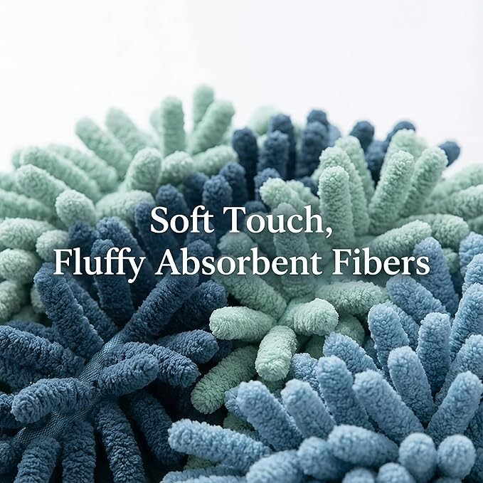 Soft Absorbent Chenille Ball Towel Sets, Quick Dry Hand, Towels - Image 4