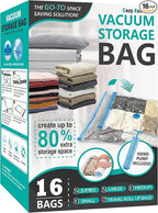 Space Saver Storage Bags, Compression Vacuum Sealer Bags by CozyEssential