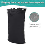 wegreeco Large Reusable Hanging Wet Dry Cloth Diaper Bag - Image 4