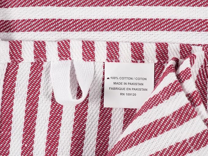 KAF Home Premium Kitchen Towels, Large 100% Cotton, Flat & Terry Absorbent Dish - Image 6