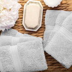 SUPERIOR Solid Egyptian Cotton Face Towel Set - Image 5