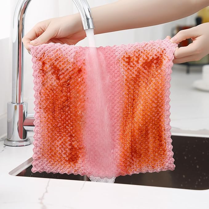 Homaxy 12 Pack Kitchen Dish Cloths, Ultra Soft and Absorbent Dish Towels - Image 8