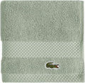 Lacoste Heritage 100% Supima Cotton Wash Cloth, Premium Super Soft Bath Towel by LACOSTE
