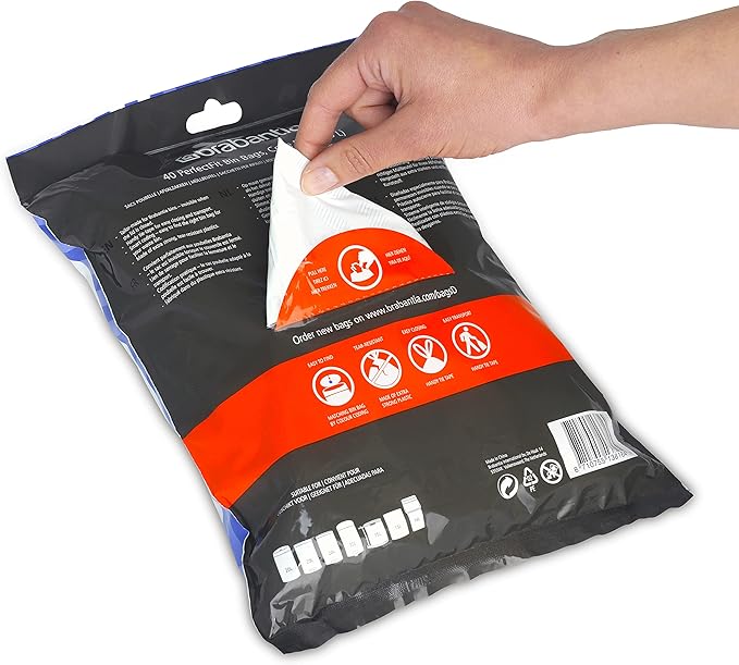Brabantia PerfectFit Trash Bags Thick Plastic Trash Can Liners - Image 3