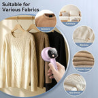 Rechargeable Fabric Shaver for Clothes: 6-Leaf Blades & 3 Speeds to Remove - Image 9