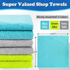 FIXSMITH Shop Towels, Microfiber Cleaning Cloth Bulk, 200 Pack Microfiber Towels - Image 2