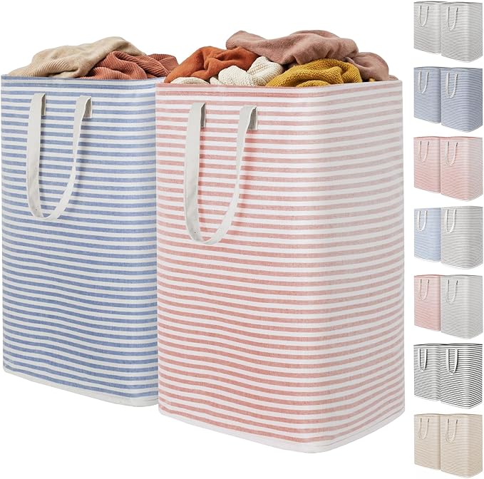 Lifewit 2 Pack Laundry Hamper Large Collapsible Laundry Baskets, Freestanding by Lifewit