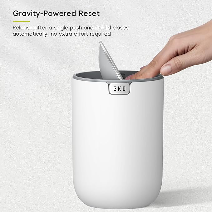 EKO Fandy 0.58 Gal/2.2L Mini Trash Can - Image 7