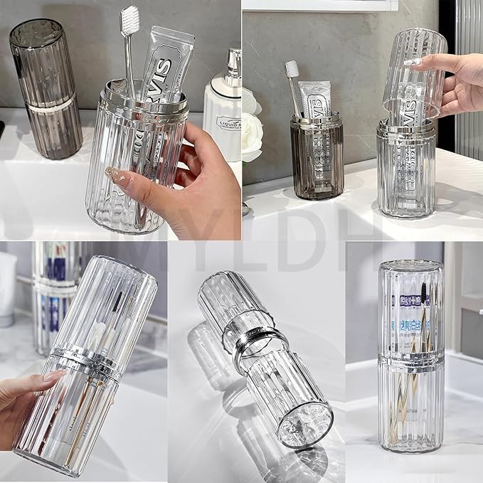 Toothbrush Travel Case Portable Travel Toothbrush Holder, Large Travel - Image 3