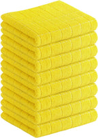 Homaxy 100% Cotton Terry Kitchen Towels, Checkered Designed, Soft and Super by Homaxy