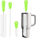 Bottle Brush Cleaner Set of 3, 14 in Long Handle Water Bottle & Straw Cleaner by RNOAFMU