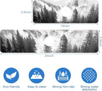 Winter Forest Mountain Sink Faucet Absorbing Mat Splash Guard Draining Mat Fast - Image 3