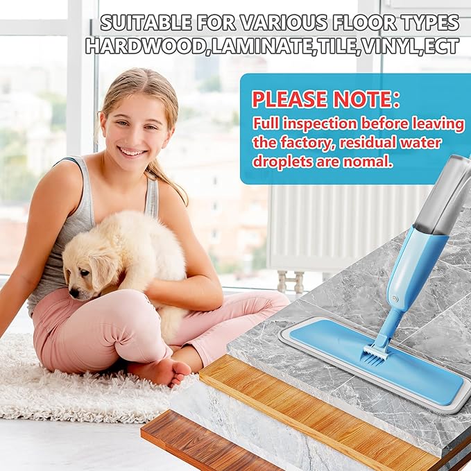 Spray Wet Mops for Hardwood Floor Cleaning: MEXERRIS Floor Mop - Image 6