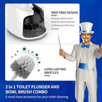 MR.SIGA Toilet Plunger and Bowl Brush - Image 3