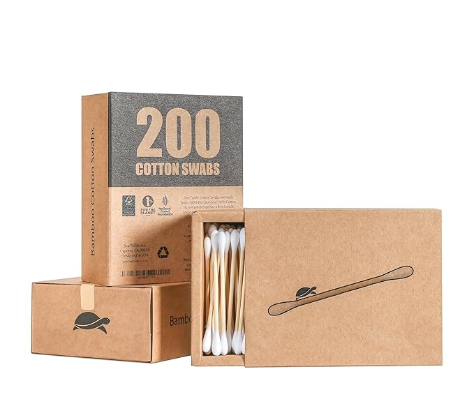Sea Turtle Bamboo Cotton Swabs - Image 2