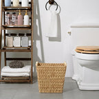 GRANNY SAYS Bathroom Wastebasket, Wicker Trash Can - Image 2