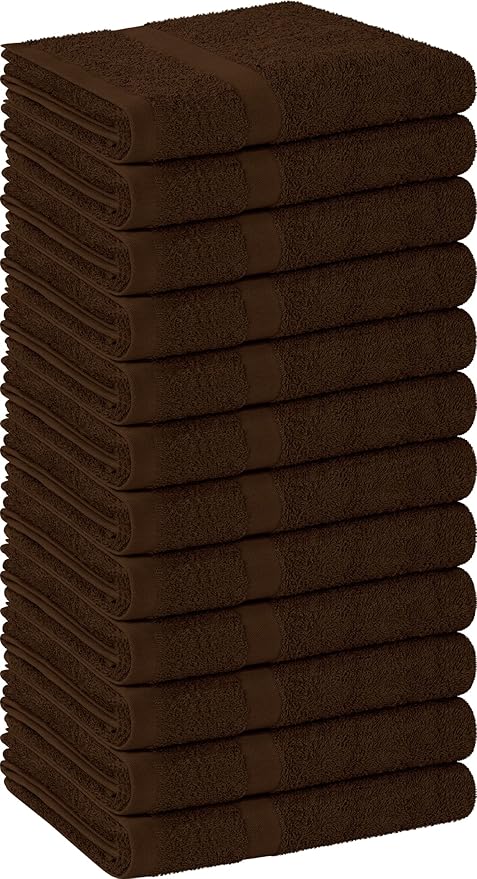 Utopia Towels Dark Brown Salon Towels, and Home Hair Care - Image 2