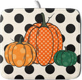 Autumn Pumpkin Dish Drying Mat for Kitchen Counter by Sweetshow