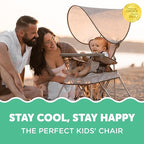 Baby Delight Go with Me Venture Portable Chair | Indoor and Outdoor | Sun Canopy | 3 Child Growth Stages | Sandstone - Image 5