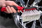 Mothers Car Wash Brush, Wheel and Fender Brush, Short Handle Tire Cleaner - Image 3