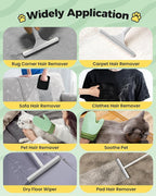 Carpet Rake for Pet Hair Removal Tool - 4 in 1 Pet Hair Remover Kit for Dog Cat - Image 8