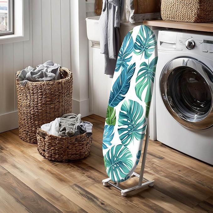 Tropical Leaf Ironing Board Cover Stretch Fabric - Image 6