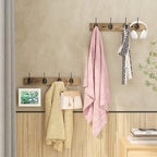 Coat Hooks Wall Mounted, Wooden Hat Rack - Image 3