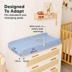 2-Pack Baby Changing Pad Cover for Girl, Boy - Image 4