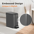 TrashAid Small 1.6 Gallon Stainless Steel Trash Can - Image 3
