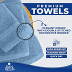 DAN RIVER 8 PC Luxury Bath Towels - Image 6