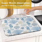 Blue Coral Dish Drying Pad 18 x 24 Inch - Image 7