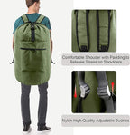 BeeGreen Moss Green Laundry Backpack Bag w Adjustable Shoulder Straps String - Image 4