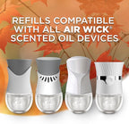 Air Wick Plug In Scented Oil Refill, Bonfire & Crisp Fall Air + Brown Sugar & - Image 3
