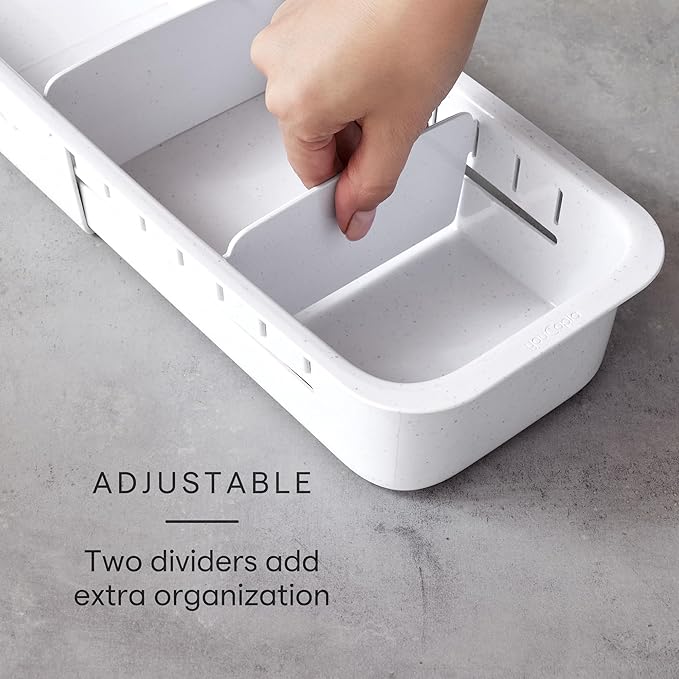 YouCopia DrawerFit Expandable Kitchen Drawer Organizer: Sliding Storage Tray - Image 4