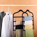 Velvet Pant Clothes Hanger Space Saving Non Slip Shorts Hanger, Myfolrena Jeans - Image 8