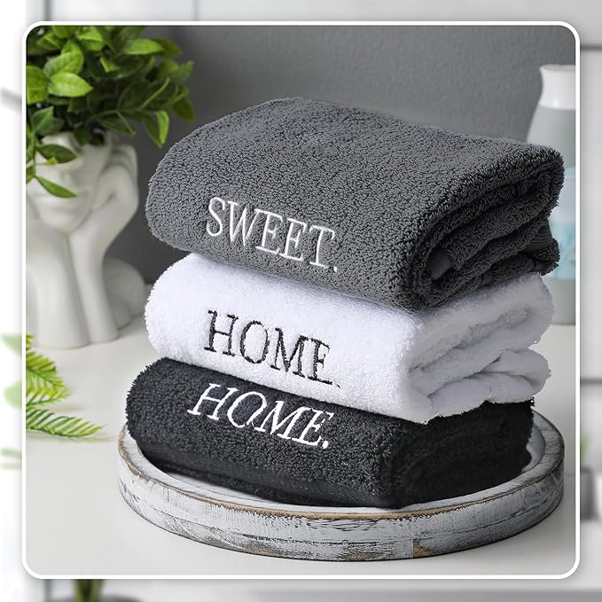 3 Pcs Farmhouse Decorative Hand Towels - Image 6
