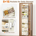 Over The Door Organizer, 8 Shelf Door Hanging Organizers - Image 4