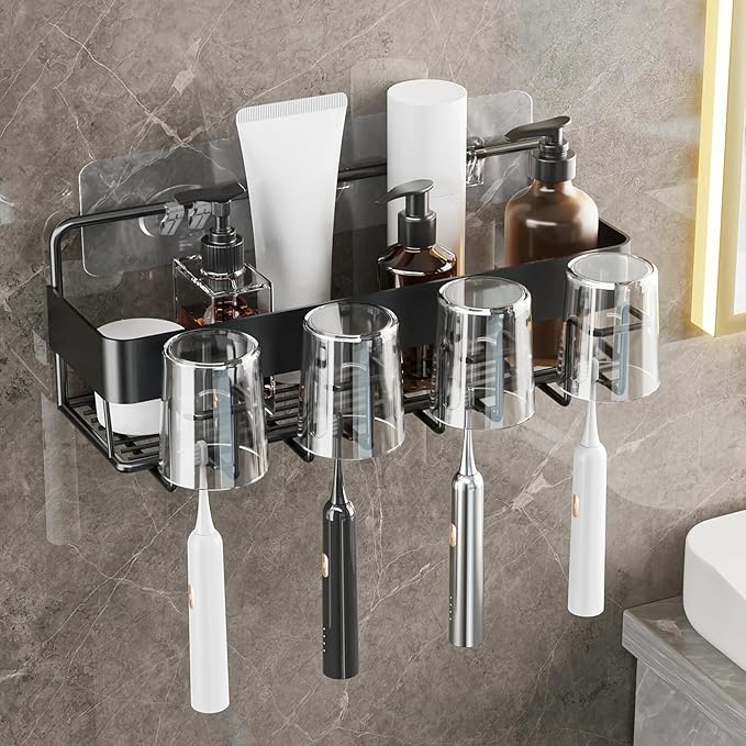 12 Pack Shower Caddy Adhesive Hooks Replacement, Shower Shelf Adhesive - Image 6