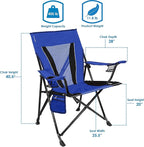 Kijaro XXL Dual Lock Portable Camping Chair - Supports Up to 400lbs - Enjoy The Outdoors in a Versatile Folding Sports & Outdoor Chair - Image 2