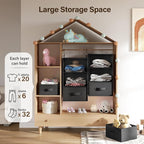 Pipishell 6-Shelf Hanging Closet Organizer - Image 7