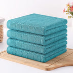 Homaxy 100% Cotton Terry Kitchen Towels, Checkered Designed, Soft and Super - Image 8