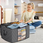 Direct 100L, 2 Pack, Storage Containers, Large Clothes Storage Bins Foldable - Image 7