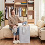 Lifewit 2 Pack Laundry Hamper Large Collapsible Laundry Baskets, Freestanding - Image 9