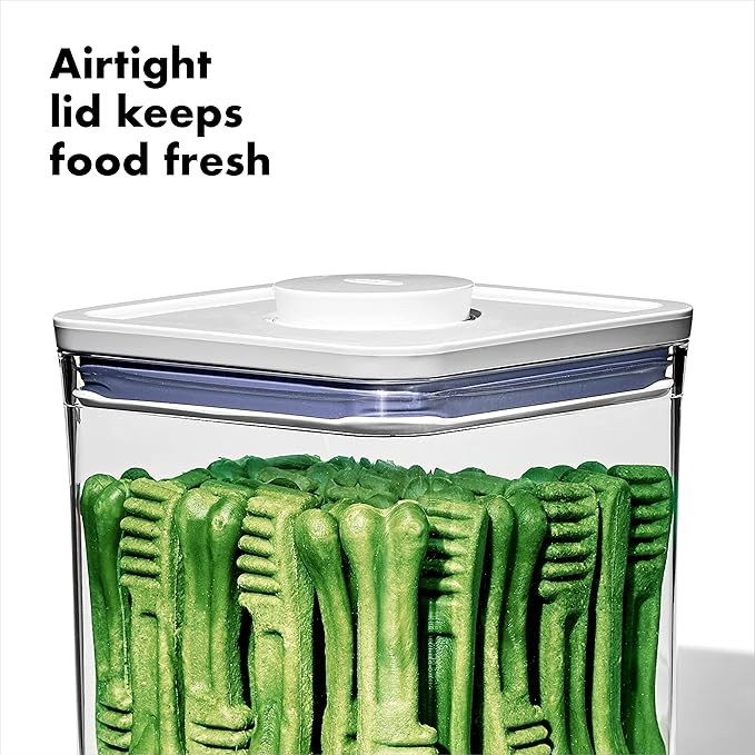 OXO Good Grips Pet POP Container – 2.8 Qt/2.6 L |Ideal - Image 4