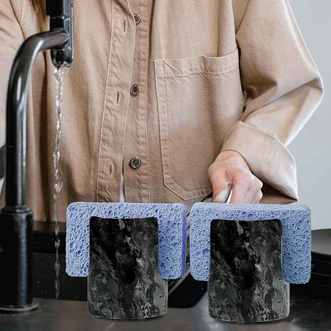 Marble Sponge Holder Sink Sponge Caddy - Image 6