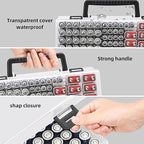 RISOU Battery Organizer Storage Case, Stores More Than 95 Batteries - Image 4