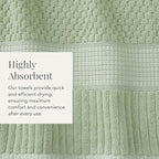 NY Loft 100% Cotton 4 Pack Bath Towel Set| Super Soft & Absorbent Quick-Dry - Image 7