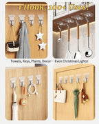 10 Pcs Heavy Duty Adhesive Hooks 10lb Max - Image 3